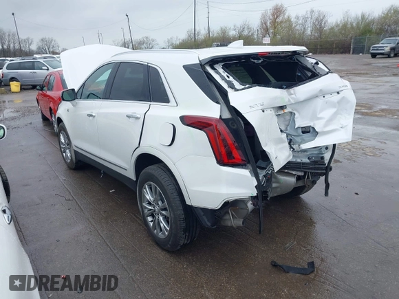 2023 Cadillac XT5 AWD Premium Luxury with VIN 1GYKNDR43PZ102819, listed as a IAAI auction lot 42007060 with 16,606 mi miles and . Bid and sale history available at DreamBid. Image 3.