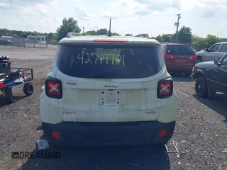 2017 Jeep Renegade Latitude with VIN ZACCJBBB9HPG48446, listed as a IAAI auction lot 42719701 with 72,769 mi miles and . Bid and sale history available at DreamBid. Image 16.