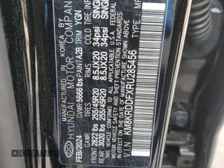 2024 Hyundai Ioniq 5 Limited z VIN KM8KRDDFXRU285456, wystawiony jako Copart lot #49691555 z przebiegiem 6 916 mil mil oraz Szkoda całkowita • Salvage title. Historia ofert i sprzedaży dostępna na DreamBid. Obrazek 13.
