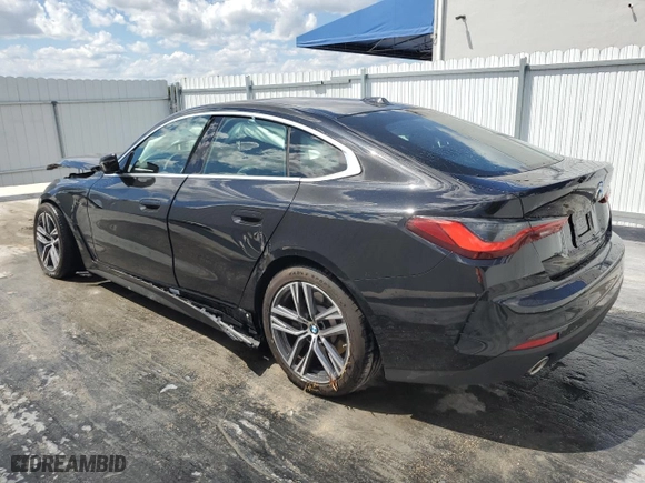 2025 BMW 4 Series 430i with VIN WBA23FB07SFT88521, listed as a Copart auction lot 50945765 with 0 mi miles and Clean Title. Bid and sale history available at carsss.com. Image 2.