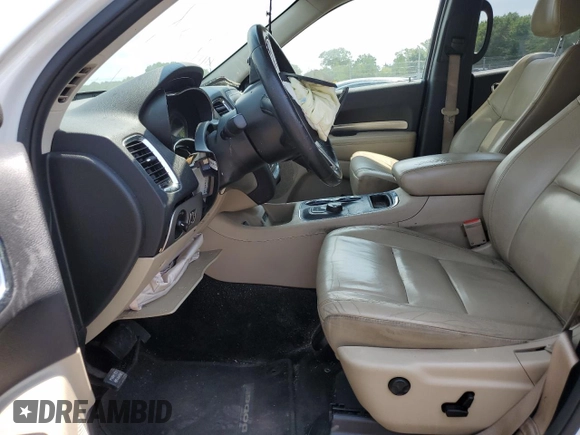 2017 Dodge Durango GT z VIN 1C4RDHDG7HC936080, wystawiony jako Copart lot #65444024 z przebiegiem Nie podano mil oraz Szkoda całkowita • Salvage title. Historia ofert i sprzedaży dostępna na DreamBid. Obrazek 7.
