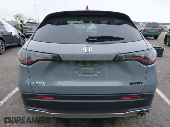 2024 Honda HR-V Sport with VIN 3CZRZ2H57RM735474, listed as a IAAI auction lot 42169311 with 12,001 mi miles and . Bid and sale history available at DreamBid. Image 16.