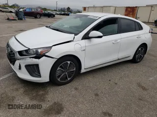 2020 Hyundai Ioniq SE with VIN KMHC65LD4LU215008, listed as a Copart auction lot 62239335 with Not provided miles and Salvage title. Bid and sale history available at DreamBid. Image 1.
