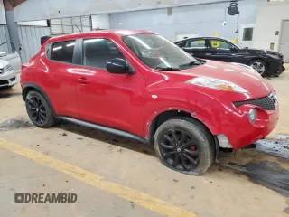2014 Nissan Juke Nismo with VIN JN8AF5MV3ET358161, listed as a Copart auction lot 86553134 with Not Provided miles and Salvage Title. Bid and sale history available at DreamBid. Image 4.
