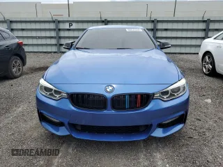 2017 BMW 4 Series 440i with VIN WBA4P1C51HK522059, listed as a Copart auction lot 60255554 with 76,289 mi miles and Salvage Title. Bid and sale history available at carsss.com. Image 5.