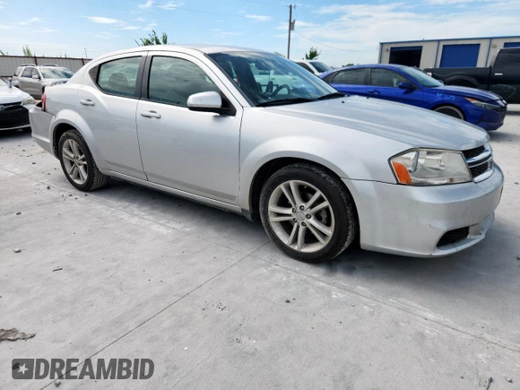 2012 Dodge Avenger SXT with VIN 1C3CDZCB7CN183153, listed as a Copart auction lot 63293725 with 122,681 mi miles and Salvage title. Bid and sale history available at DreamBid. Image 4.