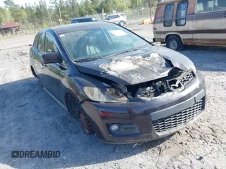 2007 Mazda CX-7 Sport with VIN JM3ER293270109579, listed as a IAAI auction lot 41908614 with 1 mi miles. Bid and sale history available at carsss.com. Image 1.