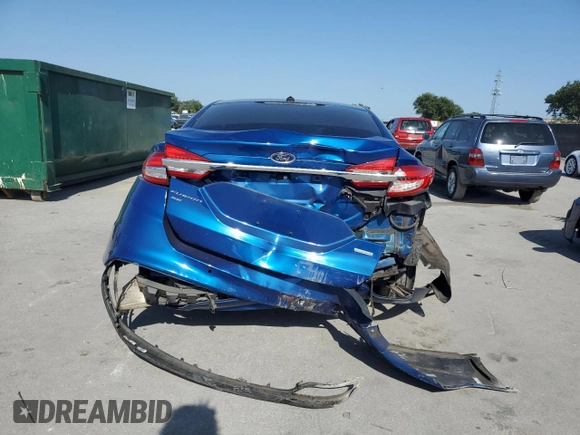 2017 Ford Fusion SE with VIN 3FA6P0H96HR270604, listed as a Copart auction lot 52937565 with 50,341 mi miles and Salvage Title. Bid and sale history available at carsss.com. Image 6.