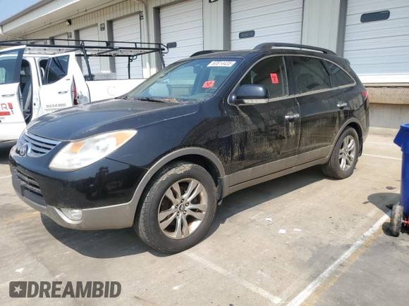 2012 Hyundai Veracruz Limited z VIN KM8NU4CC1CU197714, wystawiony jako Copart lot #60814435 z przebiegiem 247 808 mil mil oraz Czysty tytuł • Clean title. Historia ofert i sprzedaży dostępna na DreamBid. Obrazek 1.