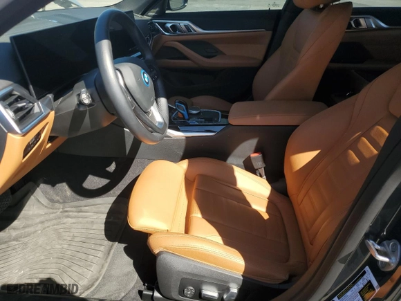 2022 BMW i4 eDrive40 with VIN WBY73AW02NFN19797, listed as a Copart auction lot 72844893 with 14,353 mi miles. Bid and sale history available at carsss.com. Image 7.