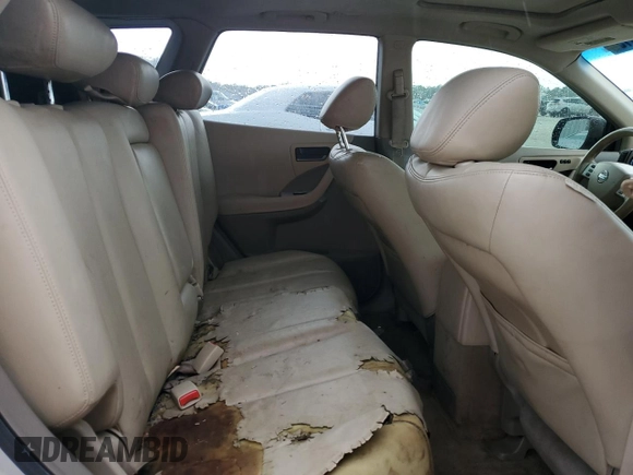 2005 Nissan Murano SE with VIN JN8AZ08TX5W315681, listed as a Copart auction lot 52791315 with 203,420 mi miles and Salvage Title. Bid and sale history available at DreamBid. Image 11.