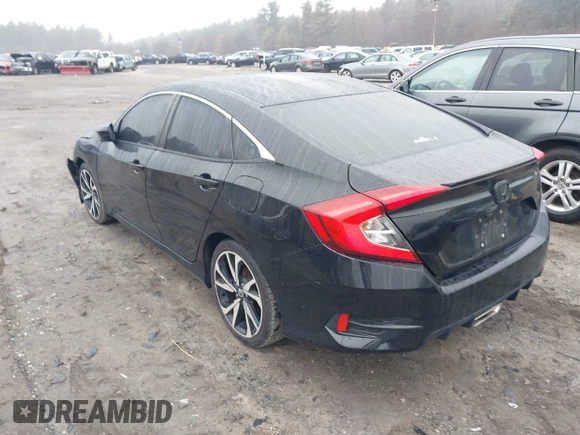2019 Honda Civic Sport with VIN 2HGFC2F86KH566920, listed as a IAAI auction lot 41838032 with 58,917 mi miles and . Bid and sale history available at DreamBid. Image 3.