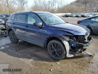 2024 Volkswagen Tiguan SE with VIN 3VV2B7AX8RM050700, listed as a Copart auction lot 42992785 with 15,485 mi miles and Salvage Title. Bid and sale history available at carsss.com. Image 4.