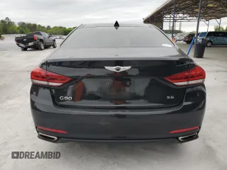 2017 Genesis G80 3.8L z VIN KMHGN4JE0HU180808, wystawiony jako Copart lot #52796555 z przebiegiem 81 598 mil mil oraz Szkody całkowita. Historia ofert i sprzedaży dostępna na DreamBid. Obrazek 6.