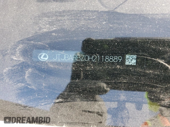 2017 Lexus NX with VIN JTJBARBZ0H2118889, listed as a Copart auction lot 50250115 with 0 mi miles and Salvage Title. Bid and sale history available at carsss.com. Image 13.