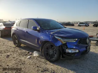 2021 Acura RDX w/A-Spec Package with VIN 5J8TC1H69ML013466, listed as a Copart auction lot 51896395 with 33,036 mi miles and Salvage Title. Bid and sale history available at carsss.com. Image 4.
