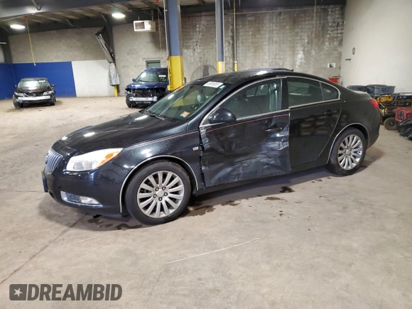 2011 Buick Regal CXL RL1 with VIN W04GN5EC5B1084016, listed as a Copart auction lot 49895065 with 125,129 mi miles and Salvage Title. Bid and sale history available at carsss.com. Image 1.