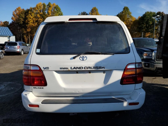 2001 Toyota Land Cruiser with VIN JTEHT05JX12015568, listed as a Copart auction lot 74849794 with 345,303 mi miles and Clean Title. Bid and sale history available at carsss.com. Image 6.