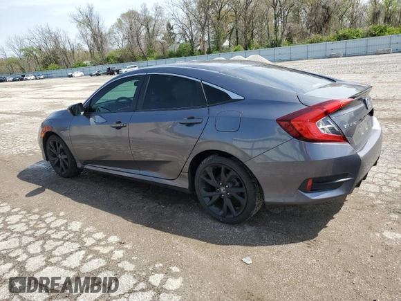 2019 Honda Civic Sport with VIN 2HGFC2F89KH543311, listed as a Copart auction lot 85769134 with 33,509 mi miles and Salvage Title. Bid and sale history available at DreamBid. Image 2.