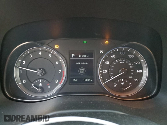 2020 Hyundai Kona SEL with VIN KM8K2CAA6LU541042, listed as a Copart auction lot 72309012 with 18,834 mi miles. Bid and sale history available at carsss.com. Image 9.
