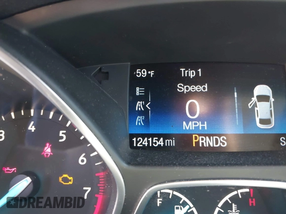 2018 Ford Escape S with VIN 1FMCU0F74JUC86298, listed as a IAAI auction lot 41765086 with 124,154 mi miles. Bid and sale history available at carsss.com. Image 15.