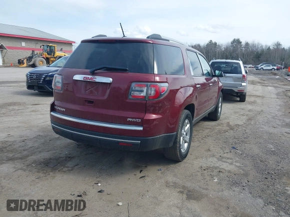 2015 GMC Acadia SLE with VIN 1GKKVPKD0FJ341201, listed as a IAAI auction lot 41863443 with 113,504 mi miles. Bid and sale history available at carsss.com. Image 4.