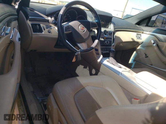 2014 Cadillac CTS Performance with VIN 1G6DC1E31E0102757, listed as a Copart auction lot 43823735 with 54,553 mi miles and Salvage title. Bid and sale history available at DreamBid. Image 8.