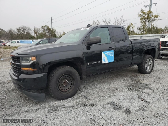 2018 Chevrolet Silverado 1500 Custom with VIN 1GCRCPEH8JZ224765, listed as a Copart auction lot 85249514 with 125,252 mi miles and Non Repairable. Bid and sale history available at carsss.com. Image 1.