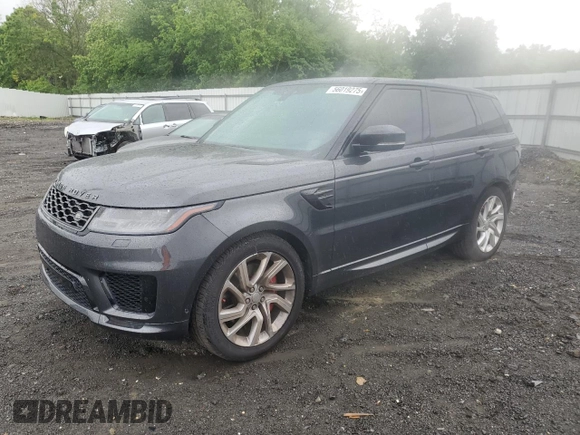 2019 Land Rover Range Rover Sport Dynamic with VIN SALWR2RE2KA858473, listed as a Copart auction lot 56019275 with 54,434 mi miles and Salvage title. Bid and sale history available at DreamBid. Image 1.