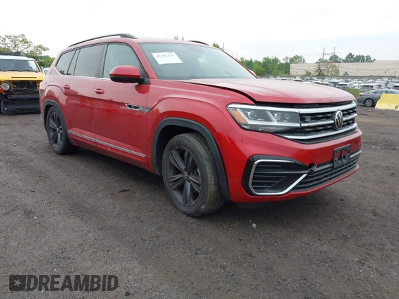 2021 Volkswagen Atlas SE with VIN 1V2RR2CA5MC510666, listed as a IAAI auction lot 42257119 with 90,080 mi miles and . Bid and sale history available at DreamBid. Image 1.