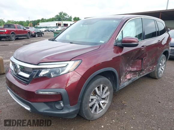 2021 Honda Pilot EX-L with VIN 5FNYF6H53MB094015, listed as a IAAI auction lot 42545722 with 66,065 mi miles and . Bid and sale history available at DreamBid. Image 17.