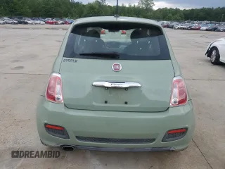 2013 FIAT 500 Sport with VIN 3C3CFFBR1DT554865, listed as a Copart auction lot 58783695 with 87,235 mi miles and Salvage title. Bid and sale history available at DreamBid. Image 6.