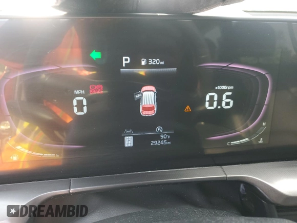 2023 Kia Telluride S with VIN 5XYP64GC5PG357330, listed as a Copart auction lot 50215895 with 29,245 mi miles and Salvage Title. Bid and sale history available at DreamBid. Image 9.