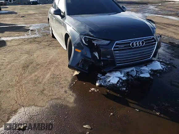 2018 Audi A4 Premium with VIN WAUDNAF43JA161339, listed as a Copart auction lot 45996685 with 92,313 mi miles and Salvage Title. Bid and sale history available at carsss.com. Image 10.