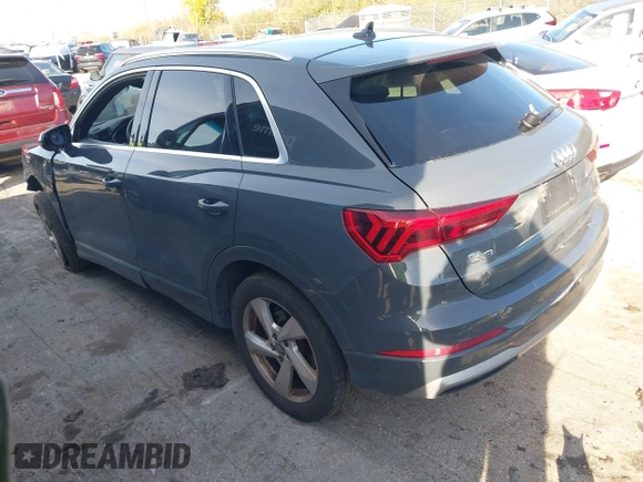 2019 Audi Q3 Premium with VIN WA1AECF34K1077065, listed as a IAAI auction lot 40826923 with 85,458 mi miles and . Bid and sale history available at DreamBid. Image 15.
