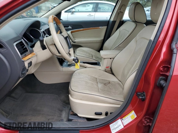 2010 Lincoln MKZ with VIN 3LNHL2JC7AR754265, listed as a Copart auction lot 53900655 with 94,259 mi miles and Salvage title. Bid and sale history available at DreamBid. Image 7.
