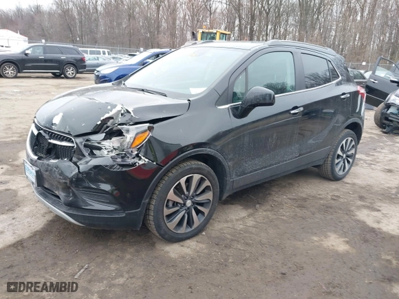 2021 Buick Encore Preferred with VIN KL4CJESM8MB366817, listed as a IAAI auction lot 41353981 with 65,913 mi miles. Bid and sale history available at carsss.com. Image 17.
