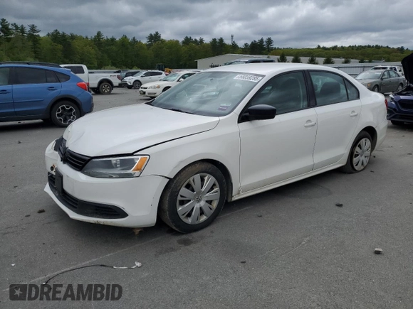 2012 Volkswagen Jetta S with VIN 3VW1K7AJ6CM353923, listed as a Copart auction lot 58059285 with 151,320 mi miles and Salvage title. Bid and sale history available at DreamBid. Image 1.