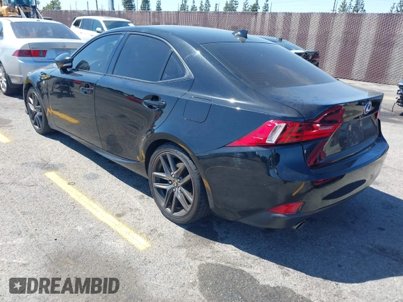 2015 Lexus IS 250 with VIN JTHBF1D25F5082214, listed as a IAAI auction lot 41981824 with 112,115 mi miles. Bid and sale history available at carsss.com. Image 3.