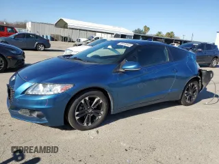 2015 Honda CR-Z EX with VIN JHMZF1D69FS001170, listed as a Copart auction lot 88910545 with 89,340 mi miles and Salvage Title. Bid and sale history available at carsss.com. Image 1.