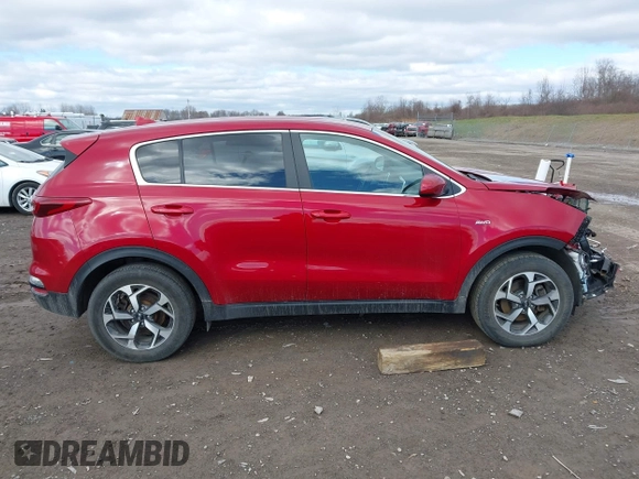 2022 Kia Sportage LX with VIN KNDPMCAC5N7009840, listed as a IAAI auction lot 41922293 with 32,647 mi miles and . Bid and sale history available at DreamBid. Image 14.