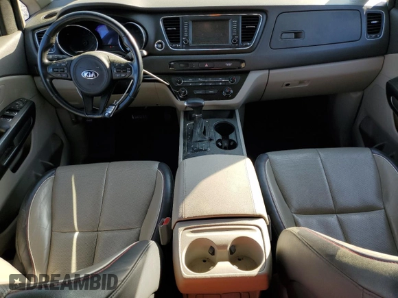 2017 Kia Sedona LX with VIN KNDMB5C1XH6335661, listed as a Copart auction lot 51413225 with 133,903 mi miles and Salvage Title. Bid and sale history available at DreamBid. Image 8.