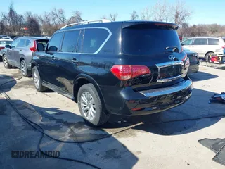 2017 Infiniti QX80 with VIN JN8AZ2NEXH9153684, listed as a IAAI auction lot 41737303 with 87,515 mi miles and . Bid and sale history available at DreamBid. Image 3.