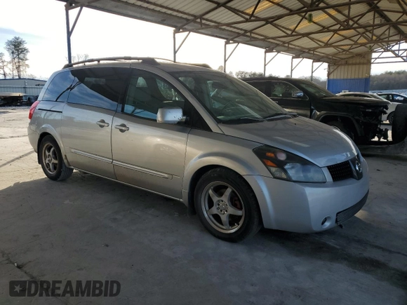 2005 Nissan Quest SE with VIN 5N1BV28U15N119338, listed as a Copart auction lot 87937285 with 231,963 mi miles and Salvage Title. Bid and sale history available at carsss.com. Image 4.