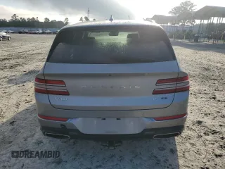 2022 Genesis GV80 Advanced Plus with VIN KMUHCESC3NU075805, listed as a Copart auction lot 64077985 with 29,544 mi miles and Salvage title. Bid and sale history available at DreamBid. Image 6.