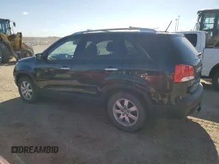 2012 Kia Sorento LX with VIN 5XYKTDA29CG257924, listed as a Copart auction lot 53716185 with 106,850 mi miles and Salvage Title. Bid and sale history available at carsss.com. Image 2.
