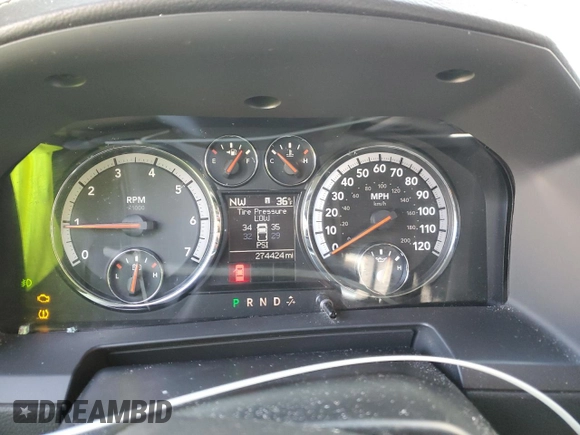 2012 Ram 1500 Sport with VIN 1C6RD7MTXCS276176, listed as a Copart auction lot 87824735 with 274,424 mi miles and Salvage Title. Bid and sale history available at carsss.com. Image 9.