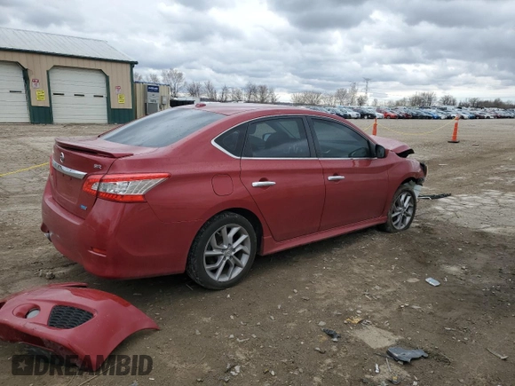 2014 Nissan Sentra SR with VIN 3N1AB7AP6EY295687, listed as a Copart auction lot 50497495 with Not Provided miles and Salvage Title. Bid and sale history available at DreamBid. Image 3.