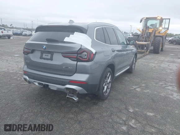 2024 BMW X3 sDrive30i with VIN 5UX43DP02R9U43683, listed as a IAAI auction lot 41432529 with 2,130 mi miles and . Bid and sale history available at DreamBid. Image 16.