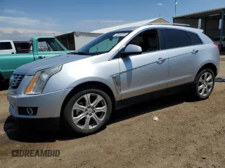 2015 Cadillac SRX Performance Collection with VIN 3GYFNCE37FS585204, listed as a Copart auction lot 59966935 with 50,781 mi miles and Salvage title. Bid and sale history available at DreamBid. Image 1.